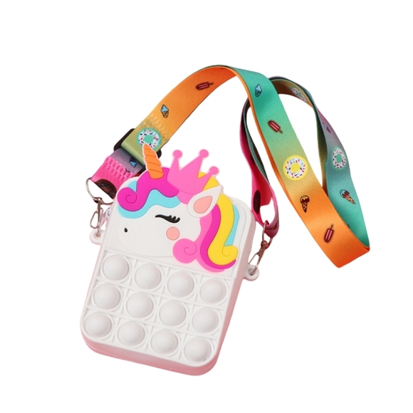 Unicorn Fidget Toy Purse - Picture 1 of 4